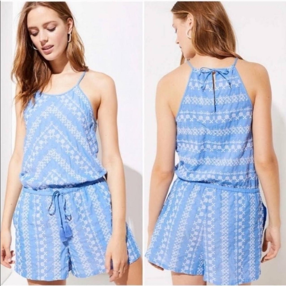 Loft eyelet romper